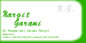 margit garami business card